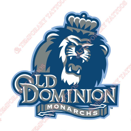 Old Dominion Monarchs Customize Temporary Tattoos Stickers NO.5787